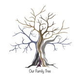 Print Family Tree - Includes Ink Pad